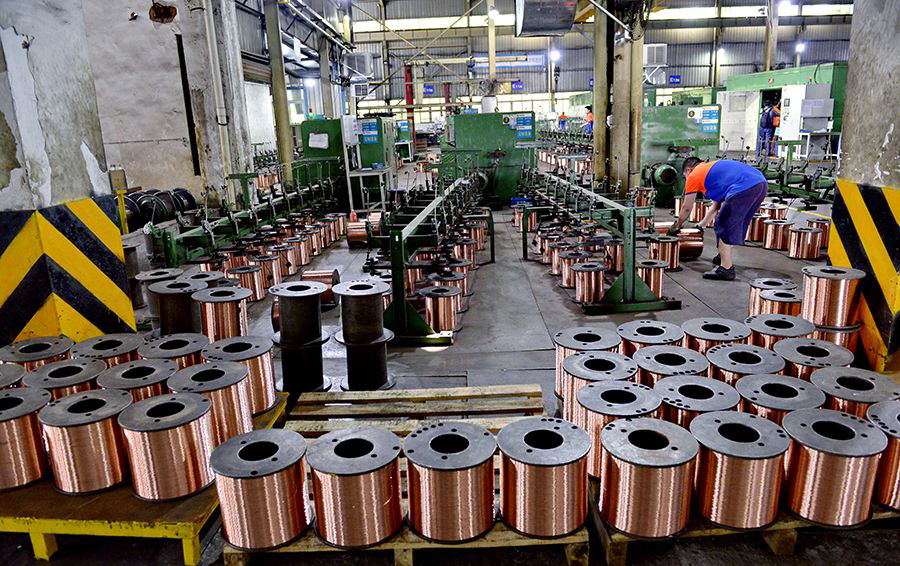 多股軟芯無(wú)氧銅導(dǎo)體